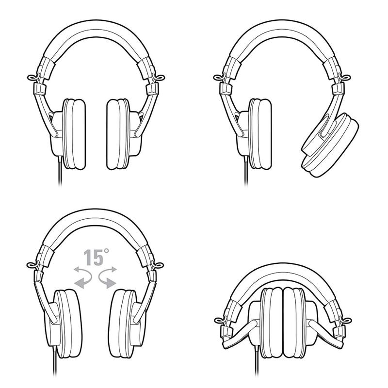 Audio - Technica ATH - M30x Over - Ear Wired Headphone with 40mm Neodymium Driver - SWIFT PERIPHERALSATH-M30X