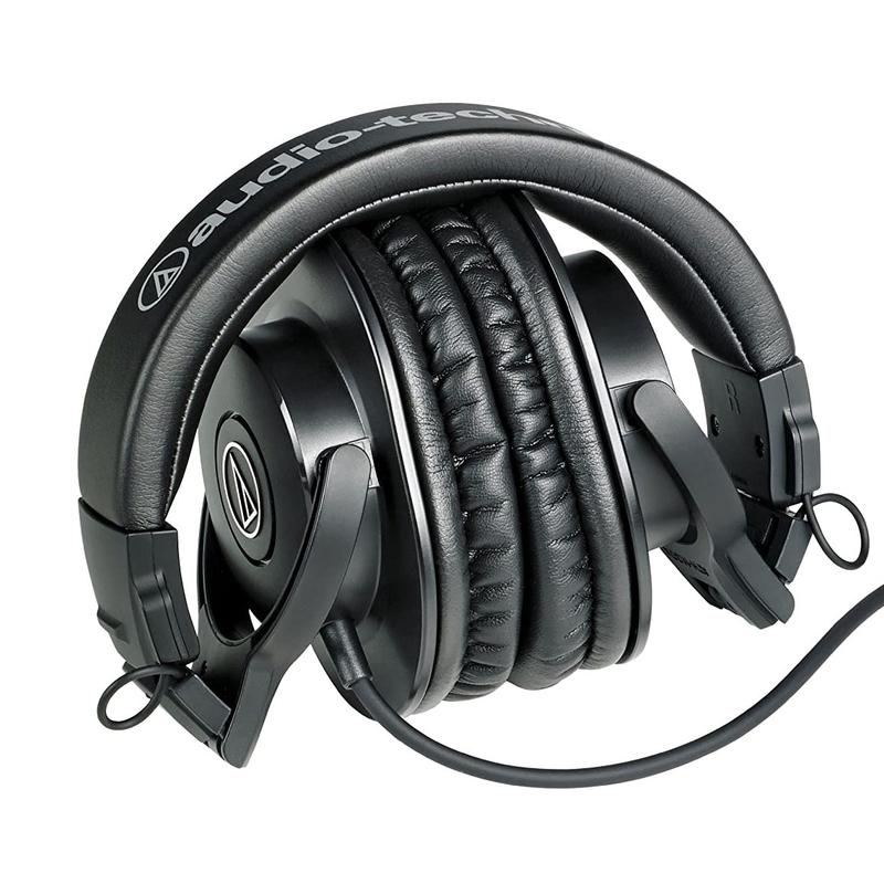 Audio - Technica ATH - M30x Over - Ear Wired Headphone with 40mm Neodymium Driver - SWIFT PERIPHERALSATH-M30X