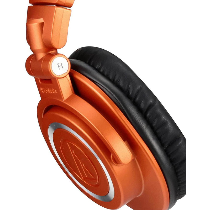 Audio - Technica ATH - M50x MO Limited Edition Over - Ear Wired Headphone - Metallic Orange - SWIFT PERIPHERALSATH-M50x-MO