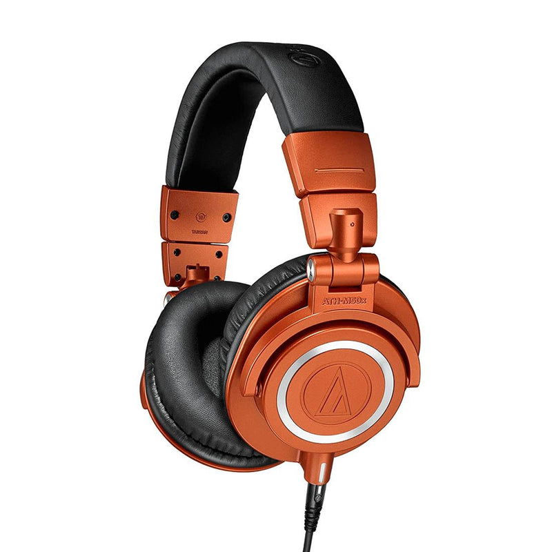 Audio - Technica ATH - M50x MO Limited Edition Over - Ear Wired Headphone - Metallic Orange - SWIFT PERIPHERALSATH-M50x-MO