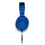 Audio - Technica ATH - M50x Over - Ear Wired Headphone with 45mm Neodymium Driver - Blue - SWIFT PERIPHERALSATH-M50x-BB
