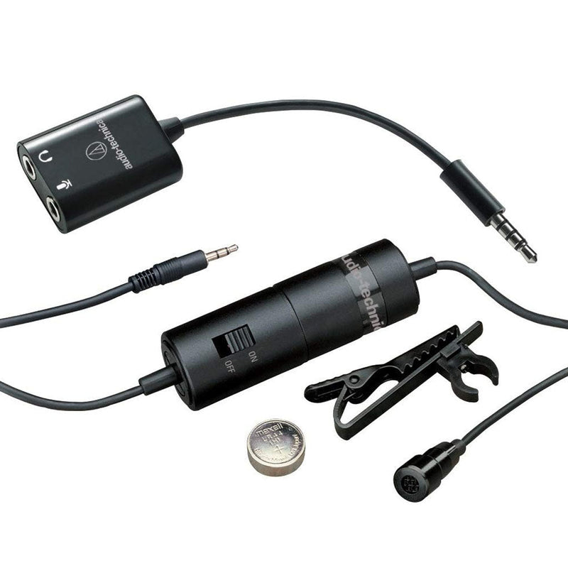 Audio - Technica ATR3350xiS Omnidirectional Condenser Lavalier Microphone - SWIFT PERIPHERALSATR3350xiS