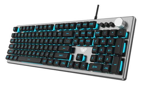 AULA 2028 USB MEMBRANE KEYBOARD BLACK GREY - SWIFT PERIPHERALSAula0044