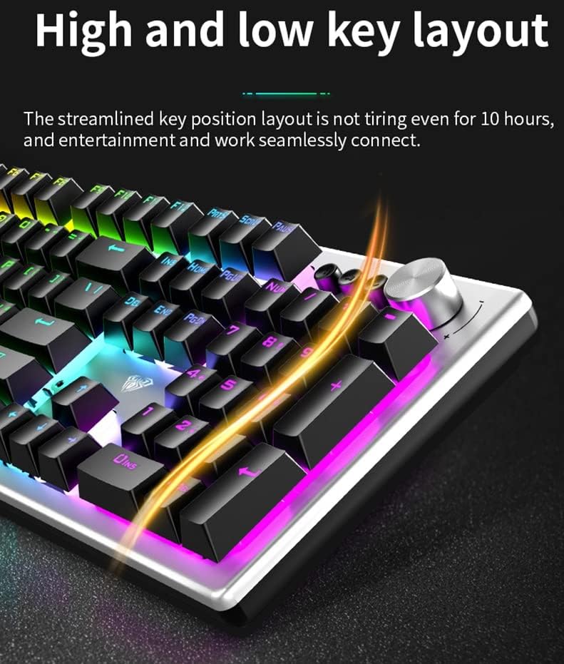 AULA 2028 USB MEMBRANE KEYBOARD BLACK GREY - SWIFT PERIPHERALSAula0044