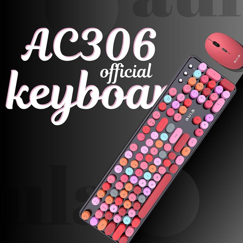 AULA AC306 MIX BLACK OFFICIAL KEYBOARD - SWIFT PERIPHERALSAula0026