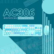 AULA AC306 WIRELESS KEYBOARD MIX BLUE - SWIFT PERIPHERALS1092469