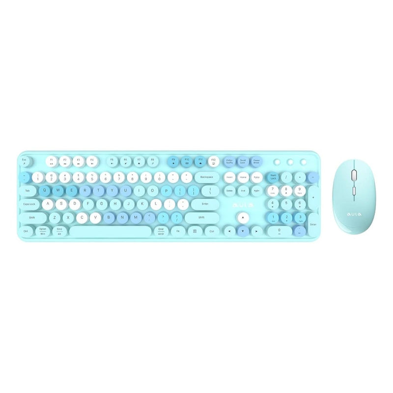 AULA AC306 WIRELESS KEYBOARD MIX BLUE - SWIFT PERIPHERALS1092469