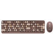 AULA AC306 WIRELESS KEYBOARD WITH RETRO KEYS ,MIX BROWN - SWIFT PERIPHERALS1092470