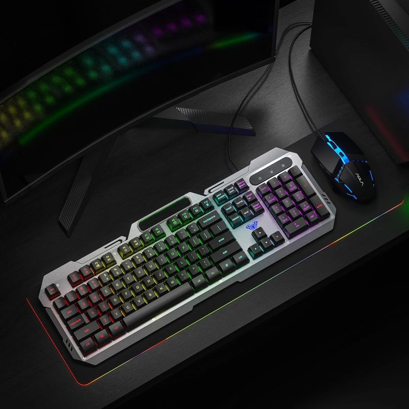 AULA F2023 WIRED GAMING MEMBRANE KEYBOARD AND MOUSE COMBO - SWIFT PERIPHERALS1092474
