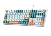 AULA F2088PRO WHITE ORANGE BLUE MECHANICAL GAMING KEYBOARD - SWIFT PERIPHERALSAula0027