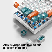 AULA F2088PRO WHITE ORANGE BLUE MECHANICAL GAMING KEYBOARD - SWIFT PERIPHERALSAula0027
