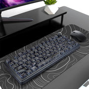 AULA F75 75% SIDE ENGRAVED TRI MODE TKL 80 KEYS WIRELESS MECHANICAL GAMING KEYBOARD WITH KNOB | 4000MAH BATTERY, SOUTH - FACING RGB BACKLIT PRE - LUBED HOT SWAPPABLE | BLACK CONTOUR - STAR VECTOR SWITCHES - SWIFT PERIPHERALSF75BCS