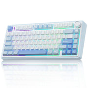 AULA F75 SEA BLUE GRAYWOOD SWITCH MECHANICAL GAMING KEYBOARD - SWIFT PERIPHERALS1092447