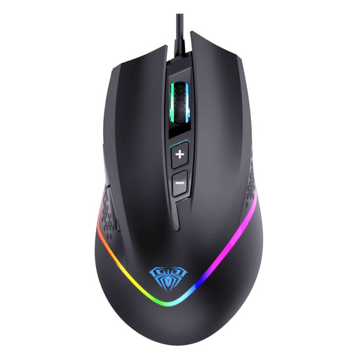 AULA F805 WIRED GAMING MOUSE, BLACK - SWIFT PERIPHERALS1094000