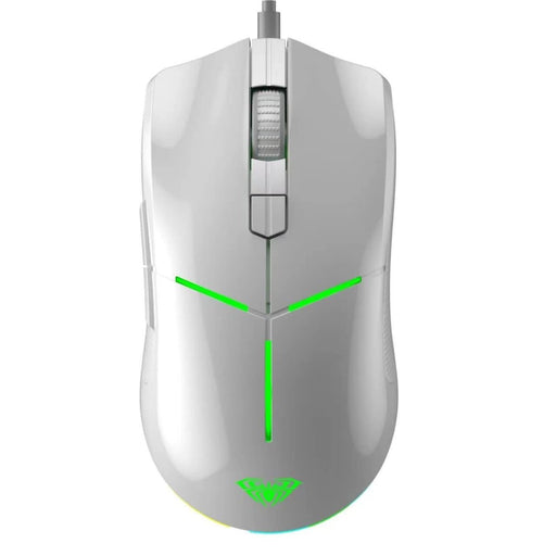 AULA F820 WIRED GAMING MOUSE WHITE - SWIFT PERIPHERALSAula0030