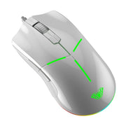 AULA F820 WIRED GAMING MOUSE WHITE - SWIFT PERIPHERALSAula0030