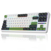 AULA F87 GREEN WHITE SWITCH MECHANICAL GAMING KEYBOARD - SWIFT PERIPHERALS1092450