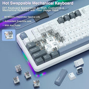 AULA F87 SMOKE BLUE SWITCH MECHANICAL GAMING KEYBOARD - SWIFT PERIPHERALS1094022