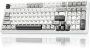 AULA F99 BLUE WHITE GRAYWOOD SWITCH MECHANICAL GAMING KEYBOARD - SWIFT PERIPHERALS1094005