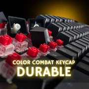 AULA M75 TRI - MODE (2.4G/BLUETOOTH/WIRED) HOT SWAPPABLE RGB BACKLIT WIRELESS MECHANICAL GAMING KEYBOARD | ALL KEY ANTI - GHOSTING | DUAL MODE KNOB WITH MULTIMEDIA BUTTONS | BLACK - RED SWITCHES - SWIFT PERIPHERALSM75B