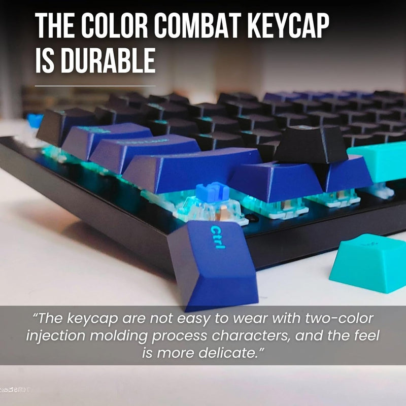 AULA M75 TRI - MODE (2.4G/BLUETOOTH/WIRED) HOT SWAPPABLE RGB, BLUE+BLACK+GREEN - SWIFT PERIPHERALS1092471