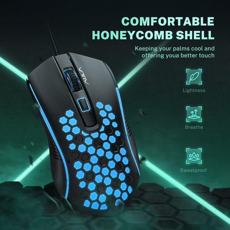 AULA S11 BLACK GAMING MOUSE BLACK - SWIFT PERIPHERALS1092426