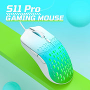 AULA S11PRO WIRED RGB GAMING MOUSE BLUE - SWIFT PERIPHERALS1092427