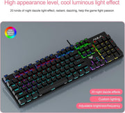 AULA S2022 BLACK MECHANICAL GAMING KEYBOARD - SWIFT PERIPHERALS1092465