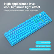 AULA S2022 MECHANICAL WIRED GAMING KEYBOARD (BLUE) - SWIFT PERIPHERALS1092454
