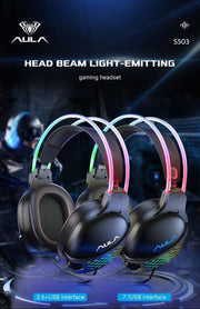 AULA S503 PROFESSIONAL WIRED GAMING HEADSET BLACK - SWIFT PERIPHERALSAula0051