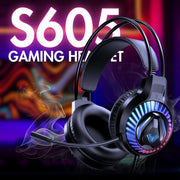 AULA S605 BLACK RGB USB GAMING HEADSET - SWIFT PERIPHERALS1092435
