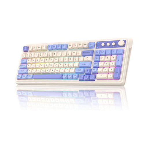 AULA S99 MECHANICAL KEYBOARD (BLUE & WHITE) BEST MECHANICAL KEYBOARD - SWIFT PERIPHERALS1092462