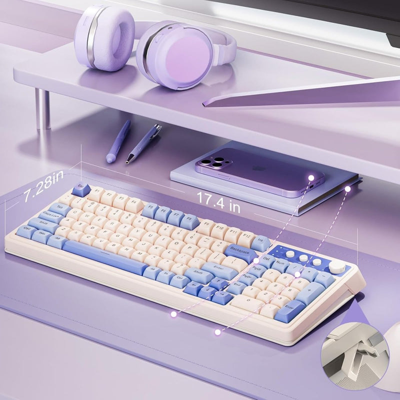 AULA S99 PURPLE MEMBRANE GAMING KEYBOARD - SWIFT PERIPHERALSAula0004