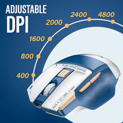 AULA SC550 WIRELESS & WIRED GAMING MOUSE (BLUE) - SWIFT PERIPHERALS1094010
