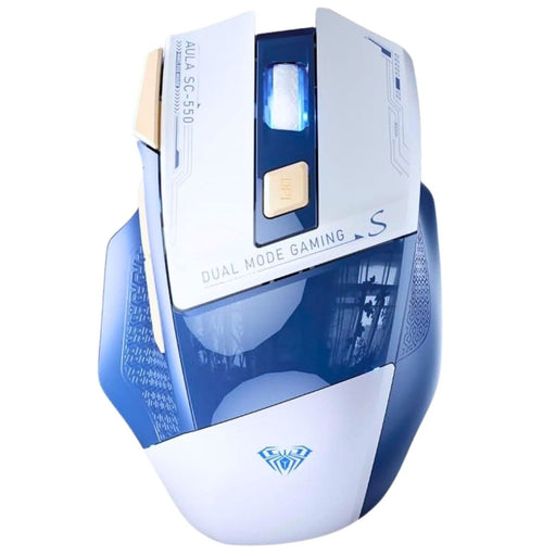 AULA SC550 WIRELESS & WIRED GAMING MOUSE (BLUE) - SWIFT PERIPHERALS1094010