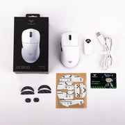AULA SC800 TRI - MODE(2.4GHZ/BT/WIRED) ULTRA - LIGHTWEIGHT GAMING MOUSE | 37GRAMS, ADJUSTABLE 26000 DPI, PAW3395 SENSOR, 8000 POLLING RATE, ULTRA - PRECISE & DURABLE FOR GAMING & OFFICE USE | WHITE (SC800W) - SWIFT PERIPHERALSSC800W