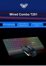 AULA T201 MEMBRANE GAMING KEYBOARD - SWIFT PERIPHERALSAula0025