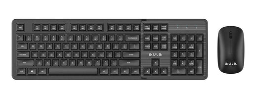 AULA WIRELESS KEYBOARD AND MOUSE COMBO BLACK - SWIFT PERIPHERALSAula0048