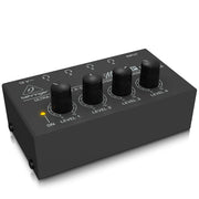 Behringer HA400 Ultra - Compact 4 - Channel Stereo Headphone Amplifier with Level Control Per Channel - SWIFT PERIPHERALSHA400