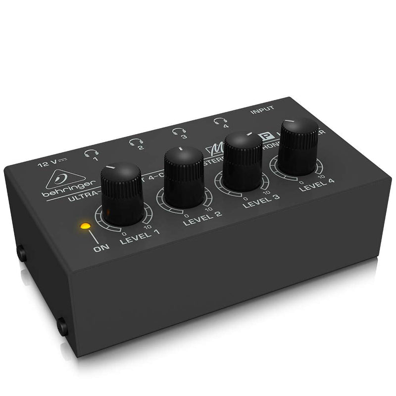 Behringer HA400 Ultra - Compact 4 - Channel Stereo Headphone Amplifier with Level Control Per Channel - SWIFT PERIPHERALSHA400