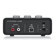 Behringer U - PHORIA UM2 2x2 USB Audio Interface with XENYX Mic Preamplifier - SWIFT PERIPHERALSUM2