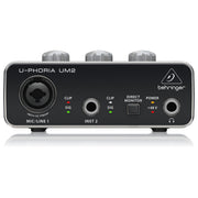 Behringer U - PHORIA UM2 2x2 USB Audio Interface with XENYX Mic Preamplifier - SWIFT PERIPHERALSUM2