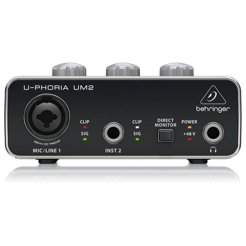 Behringer U - PHORIA UM2 2x2 USB Audio Interface with XENYX Mic Preamplifier - SWIFT PERIPHERALSUM2