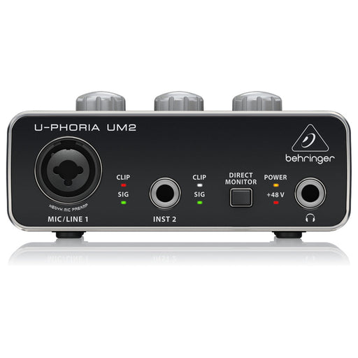 Behringer U - PHORIA UM2 2x2 USB Audio Interface with XENYX Mic Preamplifier - SWIFT PERIPHERALSUM2