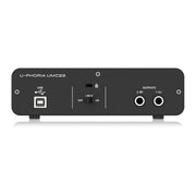 Behringer U - PHORIA UMC22 2x2 USB Audio Interface with Midas Mic Preamplifier - SWIFT PERIPHERALSU-PHORIA-UMC22