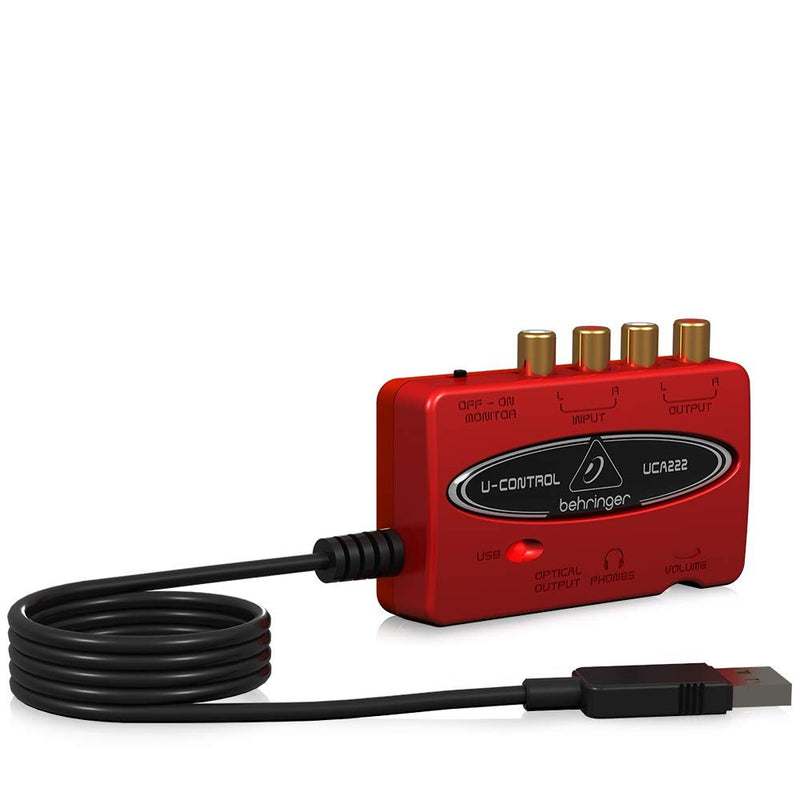 Behringer UCA222 USB Audio Interface with Digital Output and Ultra - Low Latency - SWIFT PERIPHERALSUCA222