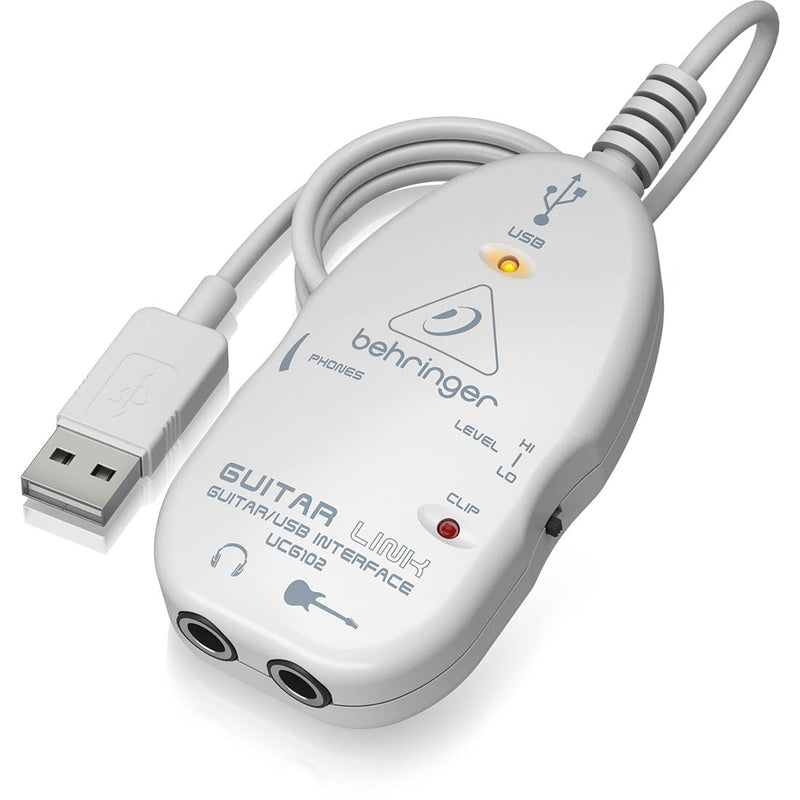 Behringer UCG102 Guitar - to - USB Interface for Recording and Jamming - SWIFT PERIPHERALSUCG102
