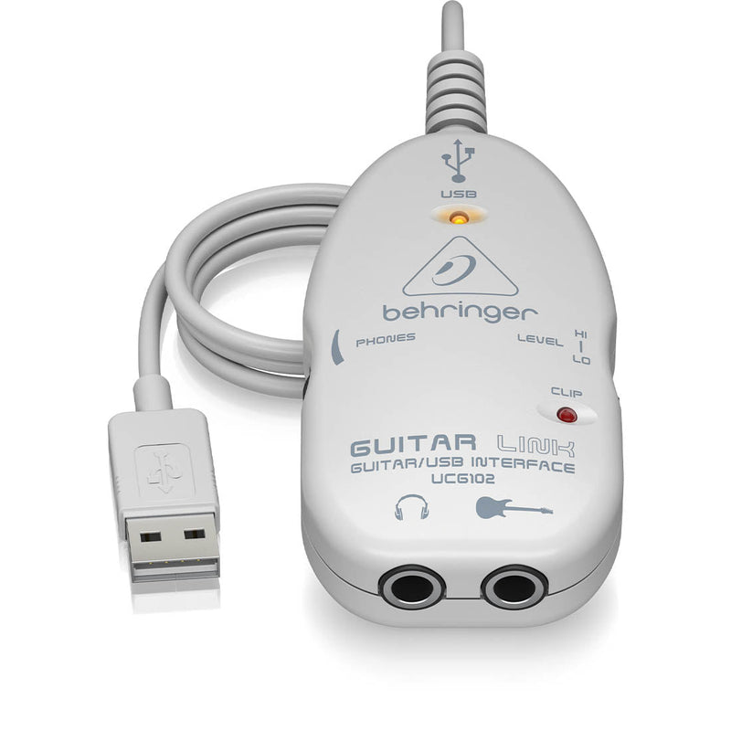 Behringer UCG102 Guitar - to - USB Interface for Recording and Jamming - SWIFT PERIPHERALSUCG102