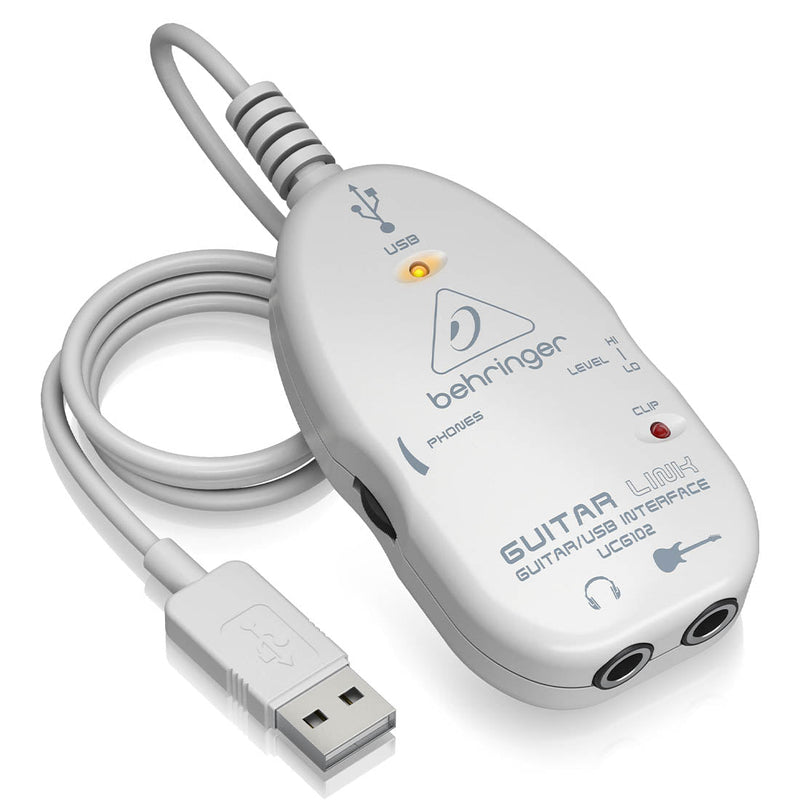 Behringer UCG102 Guitar - to - USB Interface for Recording and Jamming - SWIFT PERIPHERALSUCG102