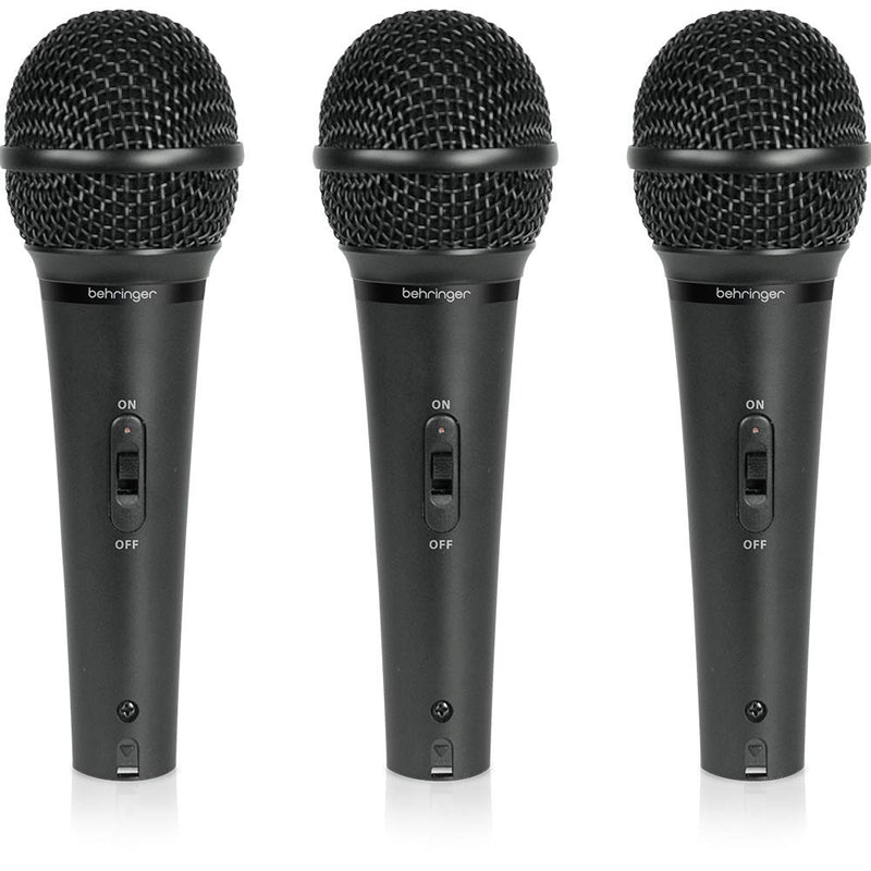 Behringer Ultravoice XM1800S Dynamic Cardioid Vocal Microphone 3 - in - 1 Pack - SWIFT PERIPHERALSXM1800S